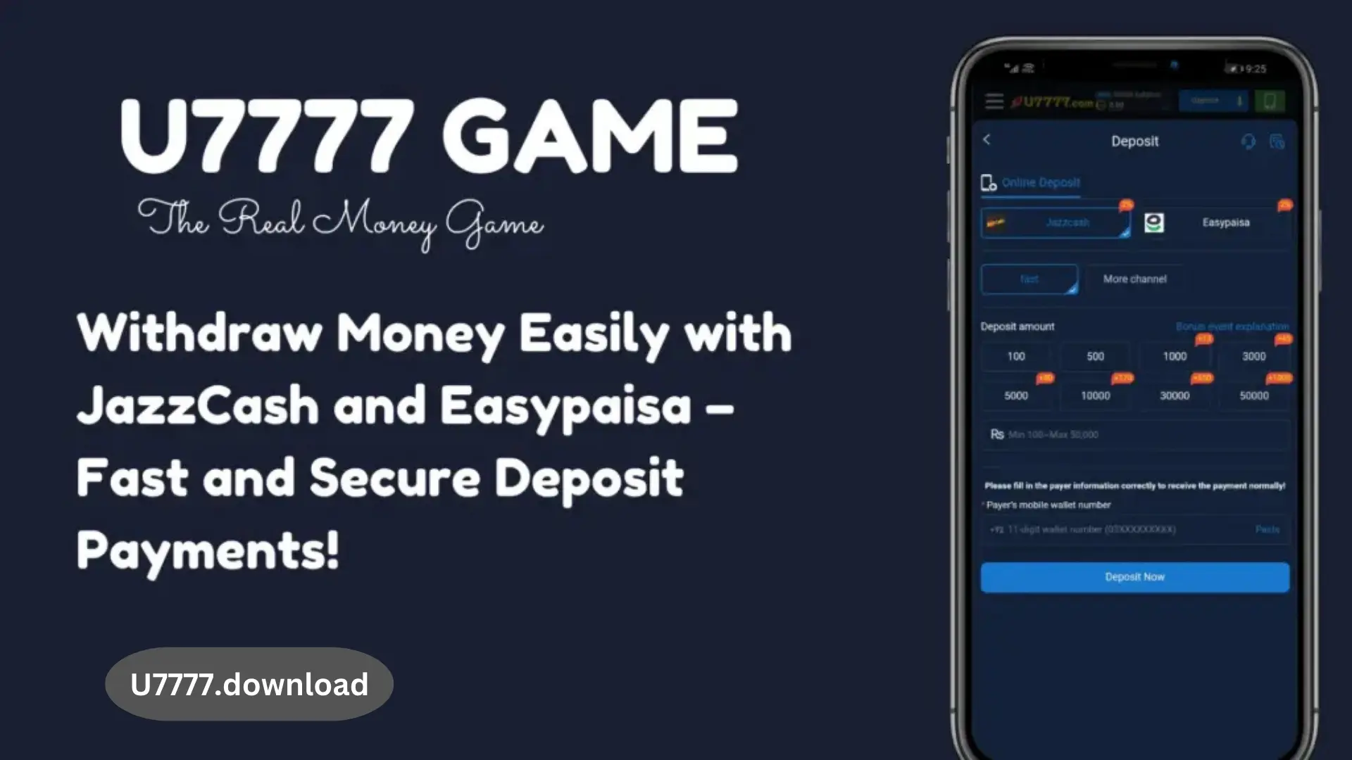 U7777 Game Download (New Real Earning App) for Android 4 U7777.download 3