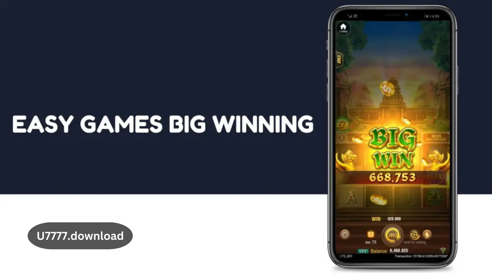 U7777 Game Download (New Real Earning App) for Android 7 Download Now